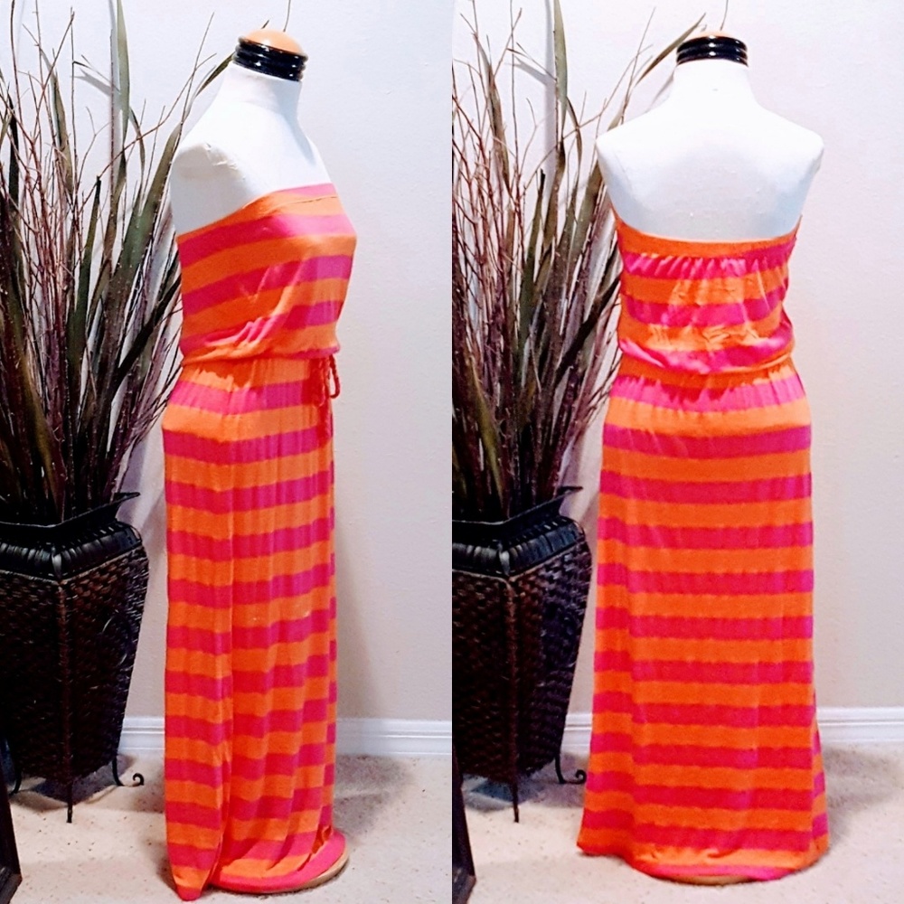 Lily Bleu Beach Strapless Maxi Dress / Cover-up 💕